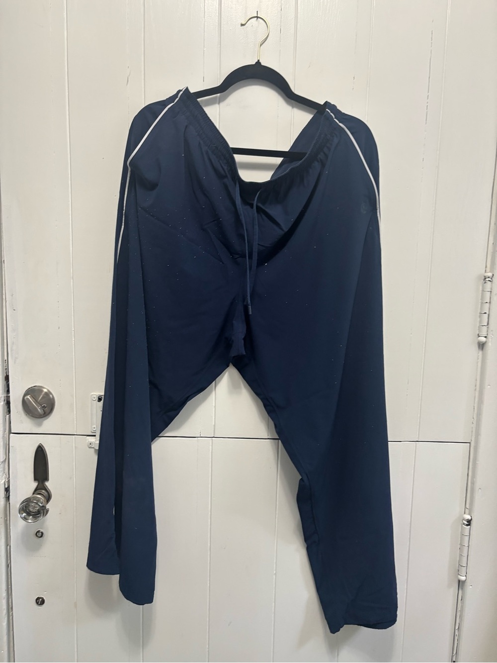 lululemon athletica Navy Athletic Pants with Side Stripe